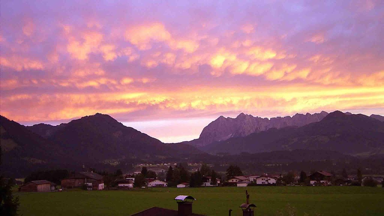 Kaiserpanorama mit Abendrot Kaiserpanorama mit Abendrot